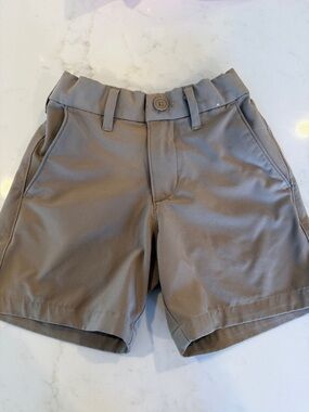 abercrombie kids Boys Flat-Front Chino Shorts - Taupe